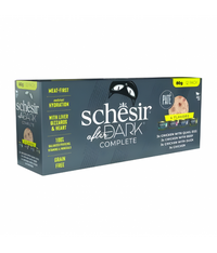 Thumbnail for Schesir After Dark In Pate' Variety Pack For Cat 960g (80g x12 Cans) - 4 Flavors ( 3 Cans Each Flavor)