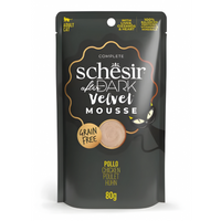Thumbnail for Schesir After Dark Velvet Mousse For Cat - Chicken 80g (Min Order- 12 Pouch)