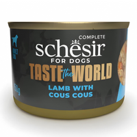 Thumbnail for Schesir Taste The World Dog Wholefood - Lamb With Cous Cous 150g (Min Order- 8 Cans)