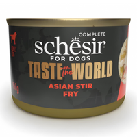 Thumbnail for Schesir Taste The World Dog Wholefood - Asian Stir Fry 150g (Min Order- 8 Cans)