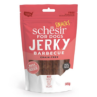 Thumbnail for Schesir Grain-Free Dog Snacks Jerky 145g - BBQ Beef