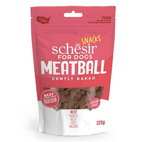 Thumbnail for Schesir Grain-Free Dog Snacks Meat Balls 225g - Gently Baked Beef