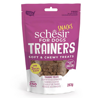 Thumbnail for Schesir Dog Snacks Trainers Soft & Chewy 283g - Bacon