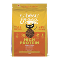 Schesir Born Carnivore Grain Free Oven Baked Dry Cat Chicken & Egg 1.25kg
