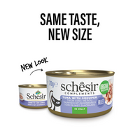 Thumbnail for Schesir Complements Cat Wet Food  in Jelly Can- Tuna With Grouper 70g [MOQ:12pcs]