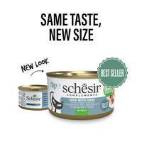 Thumbnail for Schesir Complements Cat Wet Food  in Jelly Can- Tuna With Hake 70g [MOQ:12pcs]