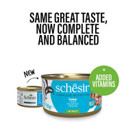 Thumbnail for Schesir Complete & Balanced Nutrition Wet Cat Food in Jelly Can- Tuna 85g [MOQ:12pcs]