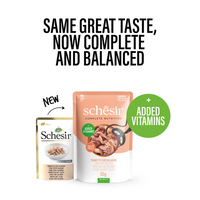 Thumbnail for Schesir Complete & Balanced Nutrition Wet Cat Food in Jelly Pouch- Tuna With Salmon 85g [MOQ:12pcs]