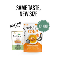 Thumbnail for Schesir Soup Cat Wet Food in Soup Pouch-Tuna With Pumpkin 40g [MOQ:12pcs]