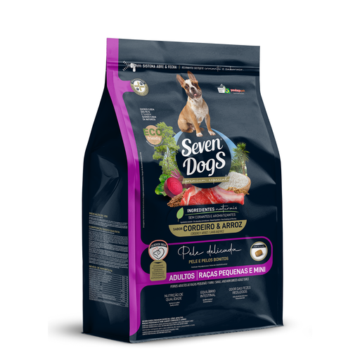 Seven Dogs Dog Food For Adult - Small And Mini Breeds-Lamb & Rice 3kg