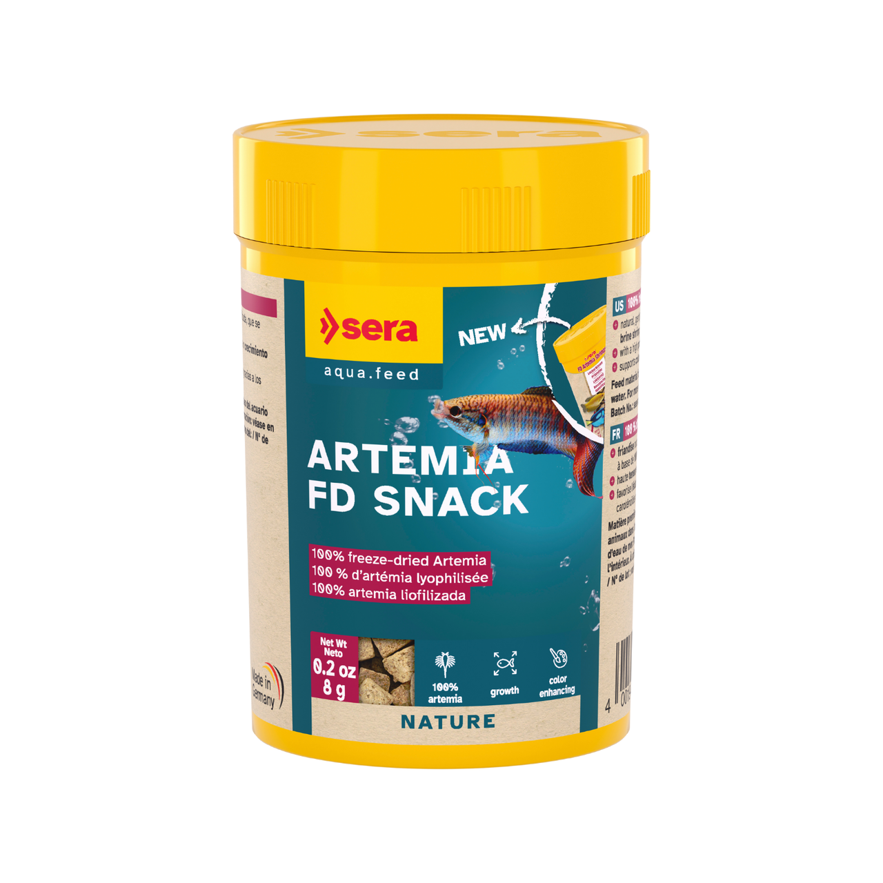 Sera FD Artemia Shrimps Nature Freeze Dried Treats[Volume - 100ml]