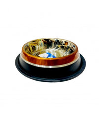 Thumbnail for Pado Antiskid Dog Bowl With Outside Flower Design[Capacity - 24oz]