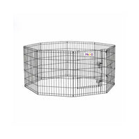 Pado Play Pen-8 Sides Exercise Pens with 1 Door, 61x92cm / 24x36 inch