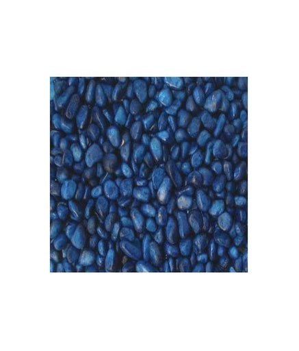 Natural Color Aquarium Gravel (5-8mm), Blue, 10 kg