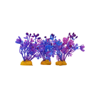 Yusee Aquarium Decorations - Artificial Plant YS-70404A-4 [Height:4