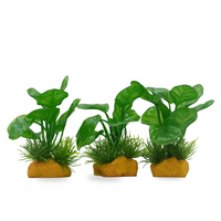 Yusee Aquarium Decorations - Artificial Plant YS-70404B-4 [Height:4