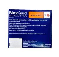Nexgard Spectra 1.35-3.5 kg Tabs - very small