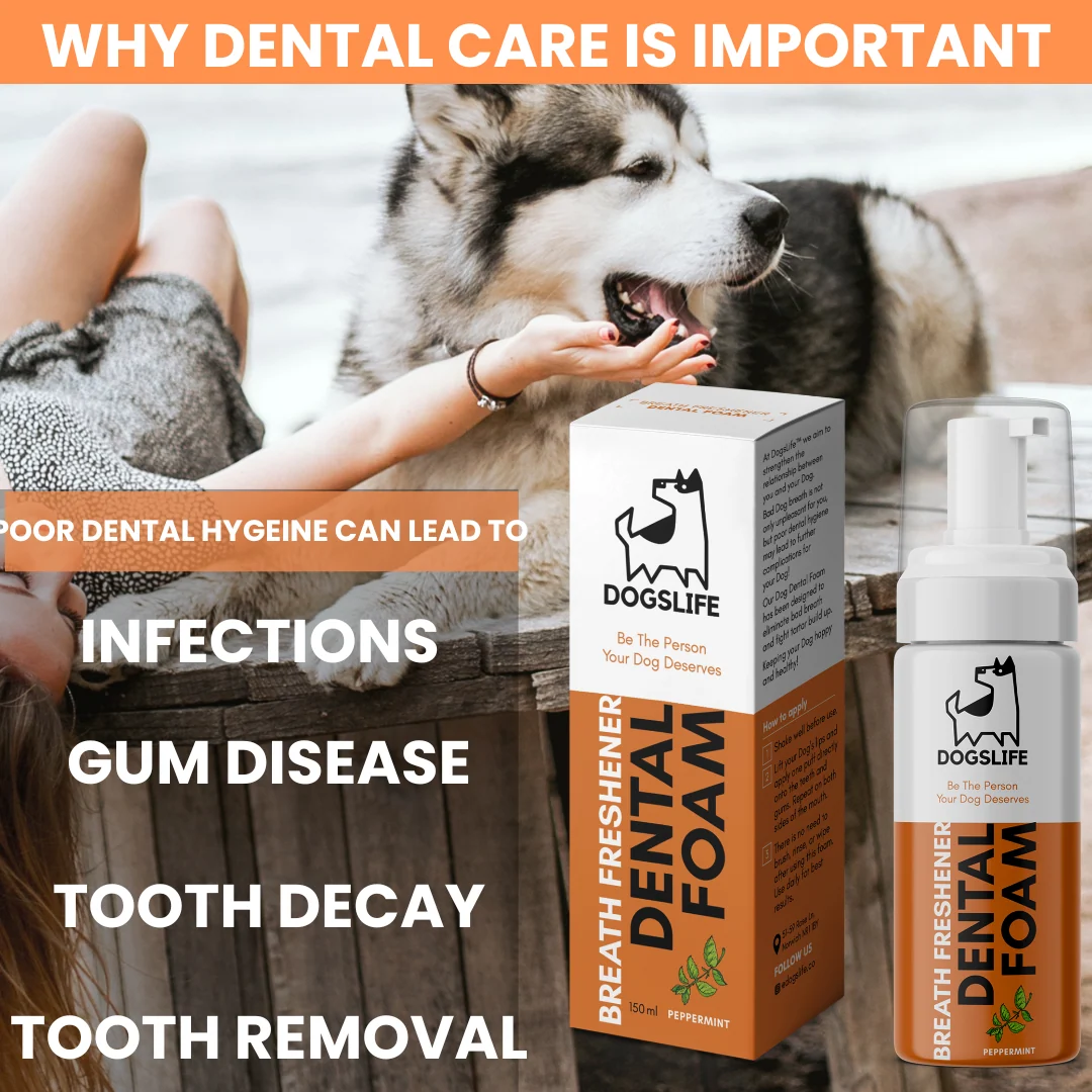 Dogslife Breath Freshener Dog Dental Foam 150ml - 150ml