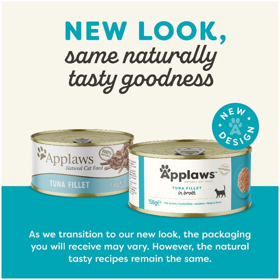 Applaws Tuna Fillet Adult Wet Cat Food - 156G
