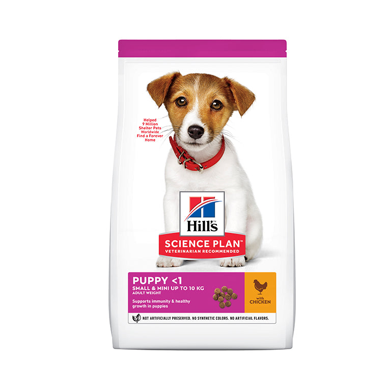 Hill’s Science Plan Small & Mini Puppy Food With Chicken (1.5kg)