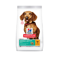 Thumbnail for Hill’s Science Plan Perfect Weight Small & Mini Adult Dog Food With Chicken (1.5kg)