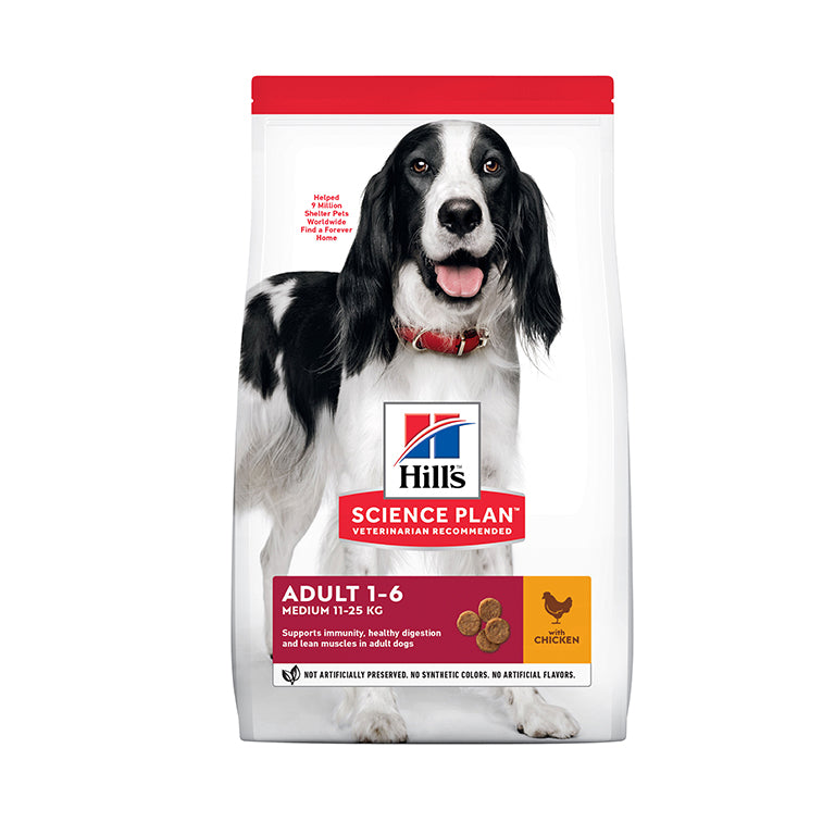 Hill’s Science Plan Medium Adult Dog Food With Chicken (2.5kg)