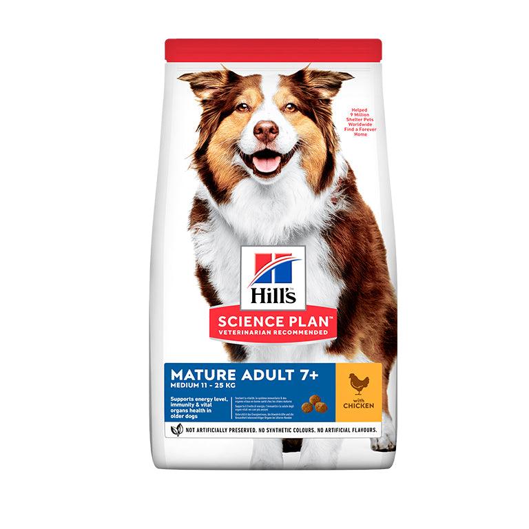 Hill’s Science Plan Medium Mature Adult 7+ Dog Food With Chicken (2.5kg)