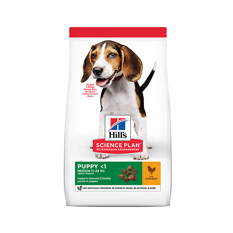 Hill’s Science Plan Medium Puppy Food With Chicken (18kg)