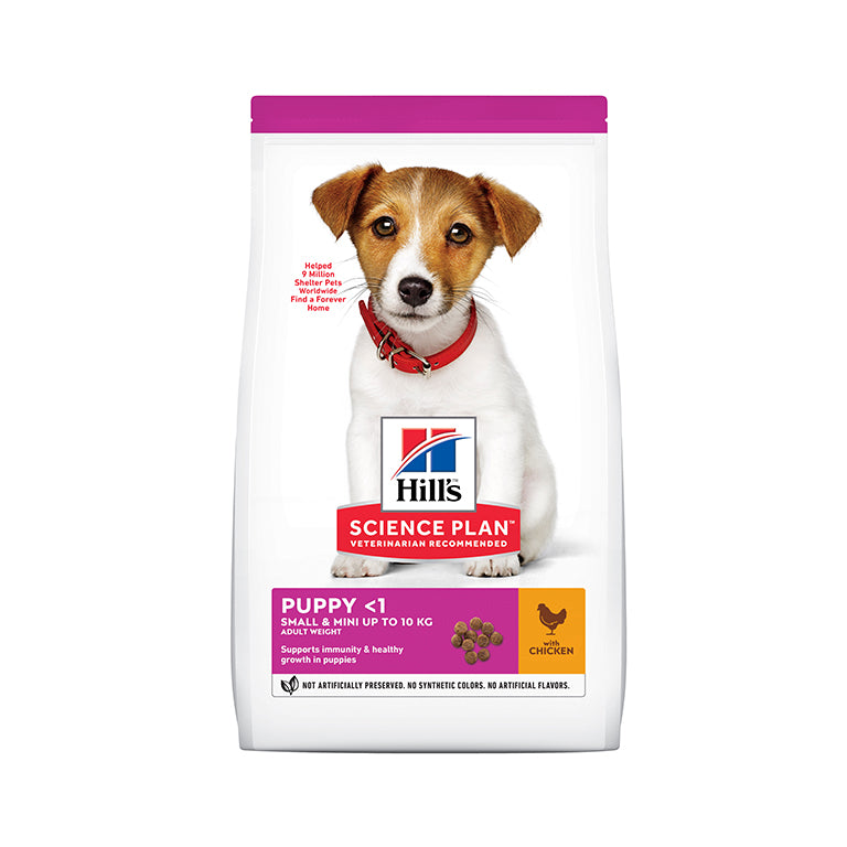 Hill’s Science Plan Small & Mini Puppy Food With Chicken (6kg)