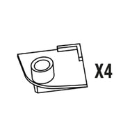 Mega Filtra Replacement Anti-Vibration Feet 4/pk