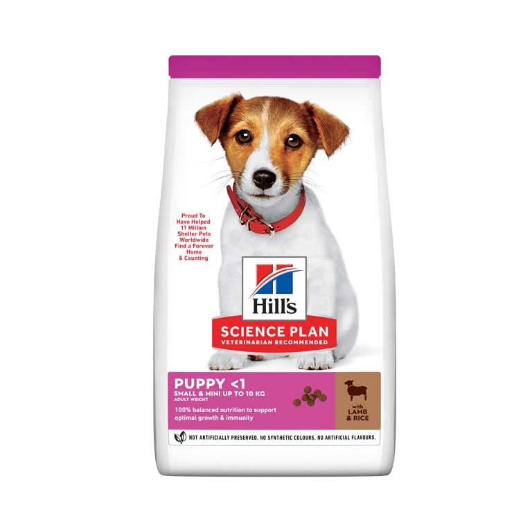 Hill’s Science Plan Small & Mini Puppy Dog Food with Lamb & Rice (3kg)