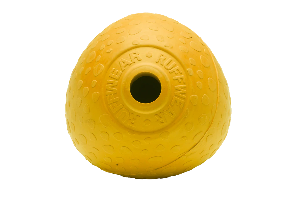 Ruffwear Huckama Rubber Throw Dog Toy  - YELLOW