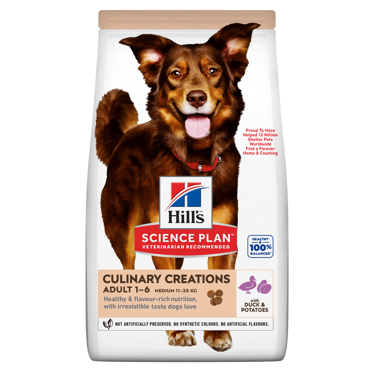 Hill’s Science Plan Culinary Creations Duck and PotatoDog food (14Kg)