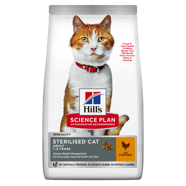 Hill’s Science Plan Sterilised Cat Adult With Chicken (3kg)