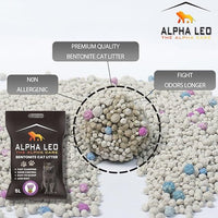 Alpha Leo Premium Bentonite Clumping Cat Litter 5L - Lavender scent