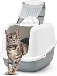 Savic Nestor Jumbo Cat Toilet Home - Red