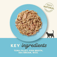 Thumbnail for Applaws Tuna & Sea Bream Adult Wet Cat Food 70g Pouch - 70g