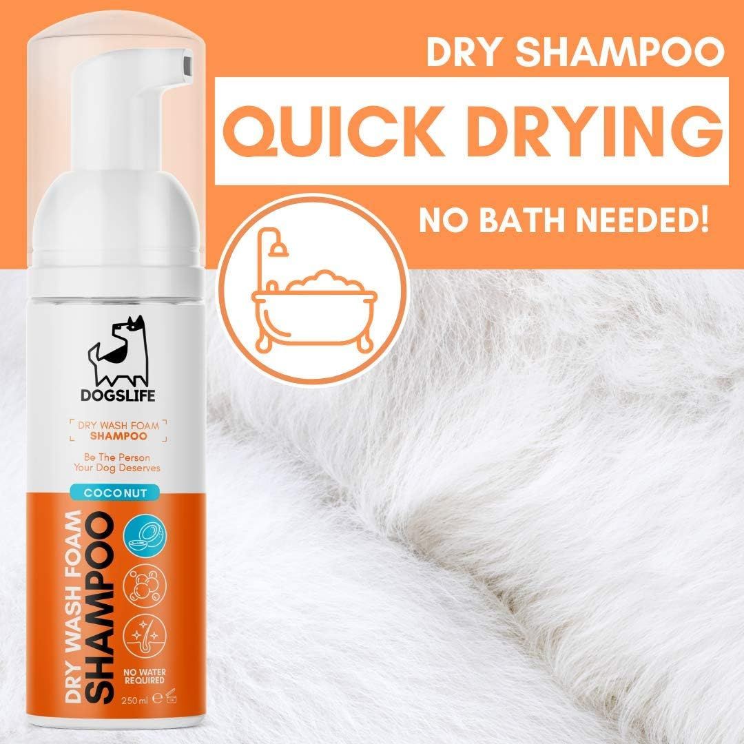 DogsLife Drywash Coconut Dog Shampoo 200ml - 200ml