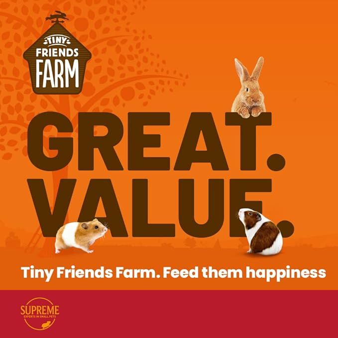 Tiny Friends Farm Russel Rabbit Fruities Small Animal Treats 120g - 120g
