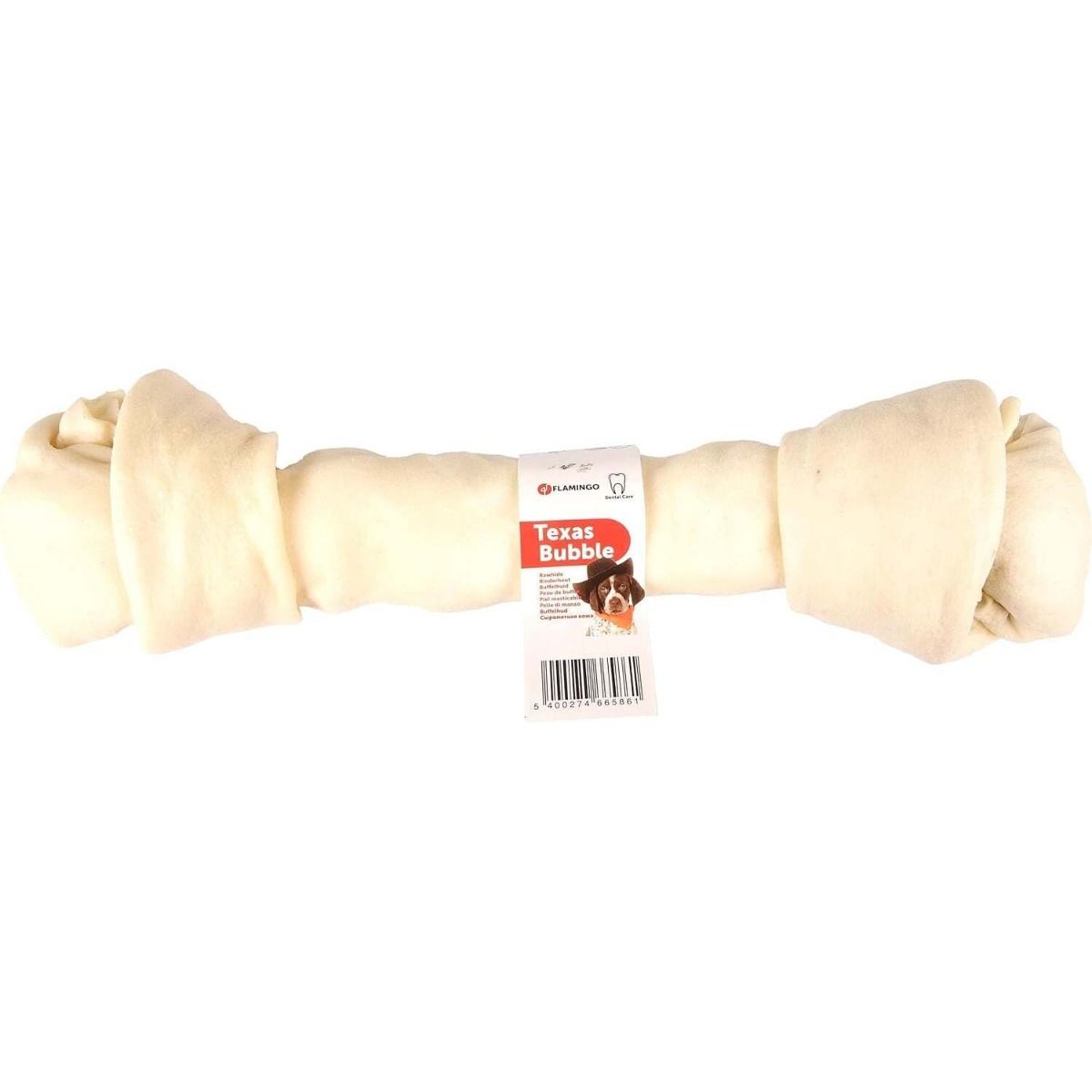 Flamingo Texas Bubble Rawhide Roll Dog Treats - 20-25CM