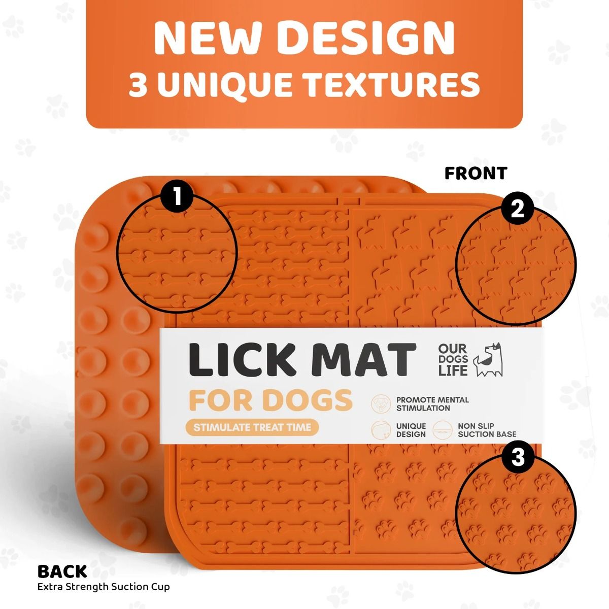 Dogslife Lick Mat with Brush & Spreader