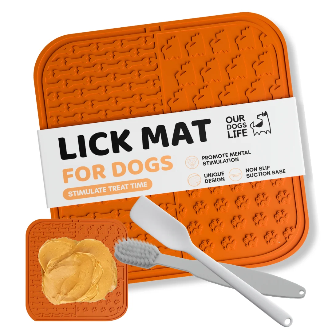 Dogslife Lick Mat with Brush & Spreader