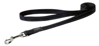 Thumbnail for Rogz Utility Reflective Stitching Long Dog Leash - BLACK M 1.8M/6