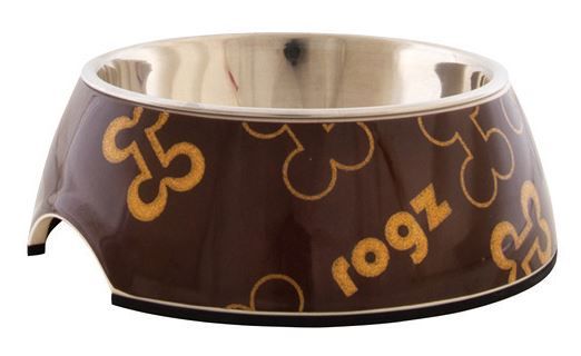 Rogz Trendy Bubble Dog Bowl 160ml - BROWN