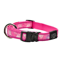 Thumbnail for Rogz Pink Paw Dog Collar - PINK PAW L