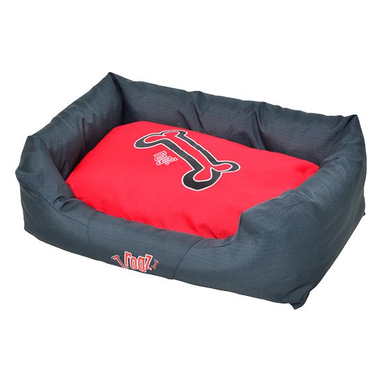 Rogz Spice Pod Red Bone Dog Bed - RED BONE M
