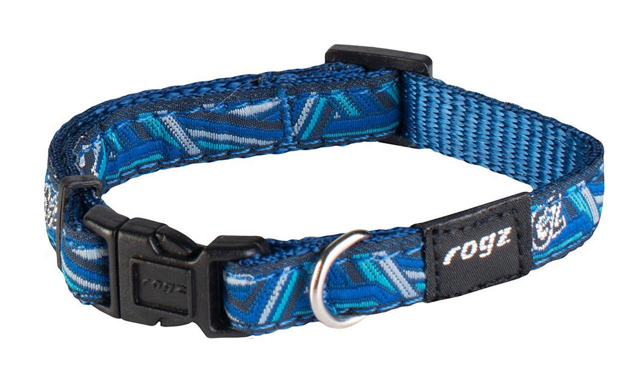 Rogz Navy Zen Dog Collar - NAVY ZEN L