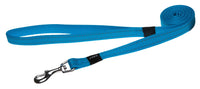 Rogz Utility Reflective Stitching Dog Leash - TURQUOISECHROME Large