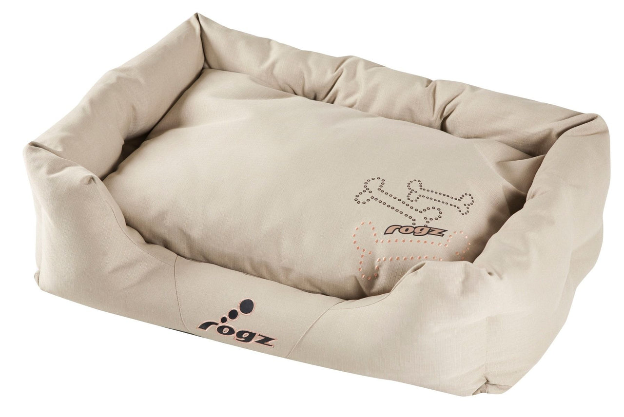 Rogz Spice Pod Bronze Bone Dog Bed - BRONZE BONE L