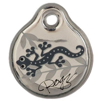 Thumbnail for Rogz Silver Gecko ID Tag - SILVER GECKO L